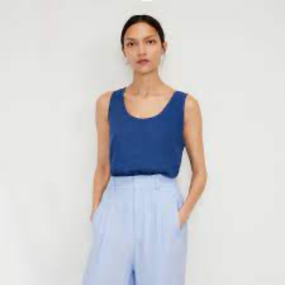 Everlane Linen Scoop Neck Tank
